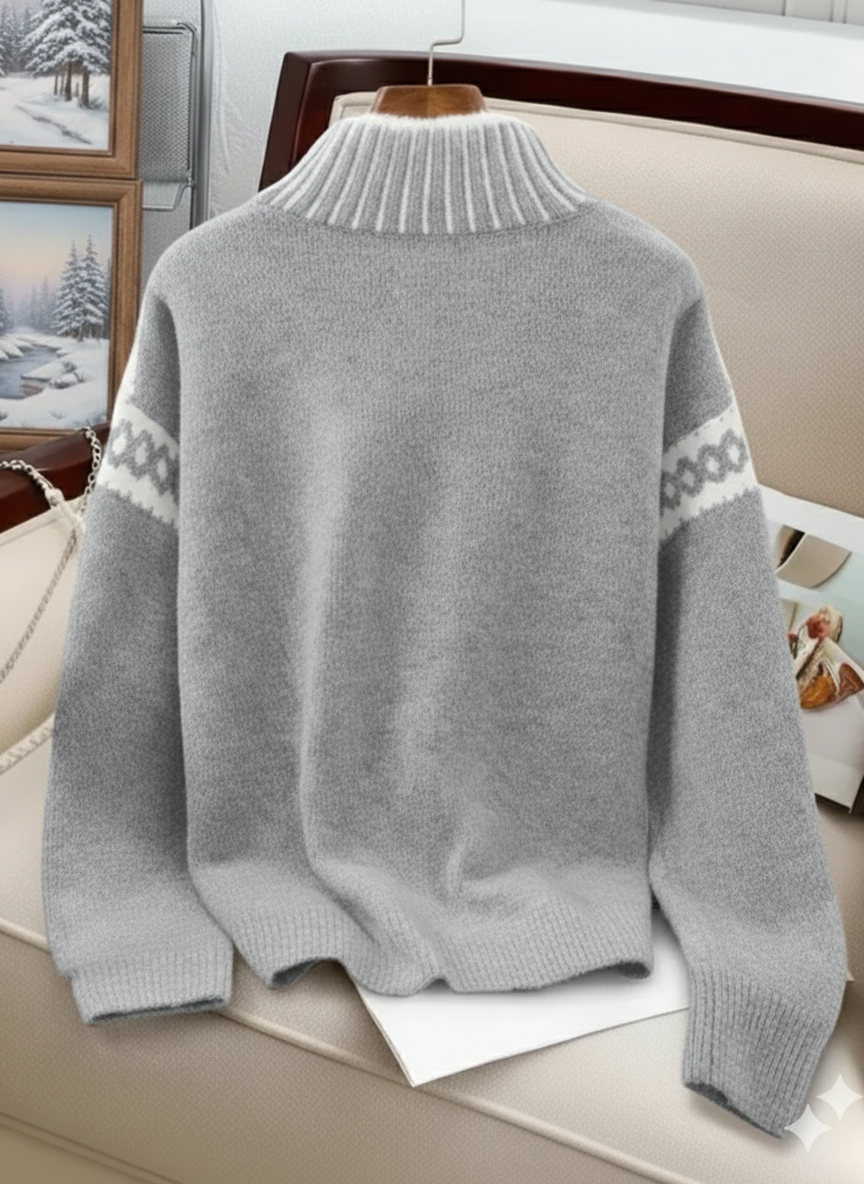 Stephanie | Maglione Casual a Collo Alto