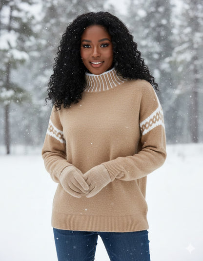 Stephanie | Maglione Casual a Collo Alto