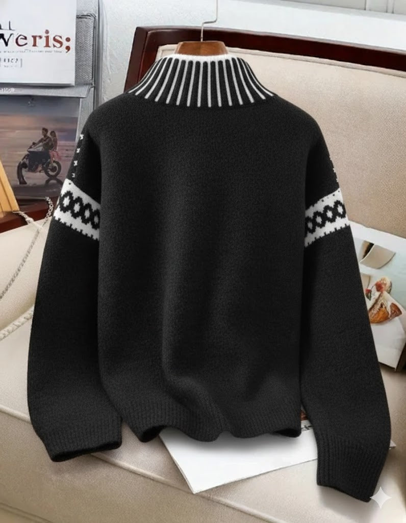 Stephanie | Maglione Casual a Collo Alto